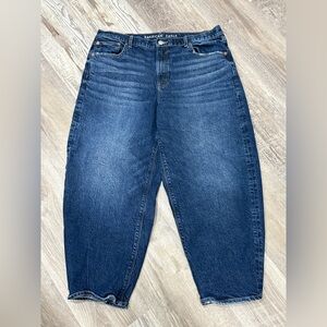 Classic Blue Denim Women's Barrel jeans